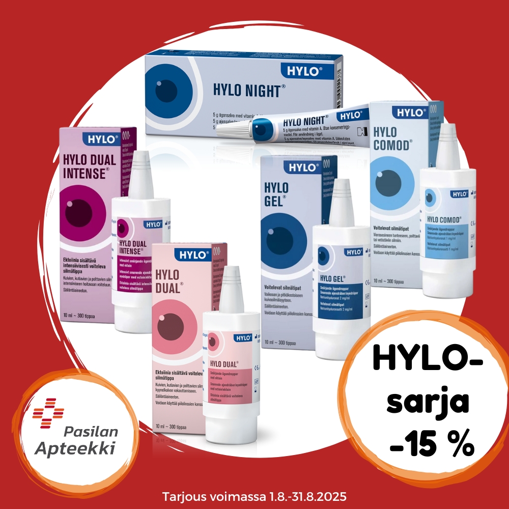 Hylo-sarja silmille