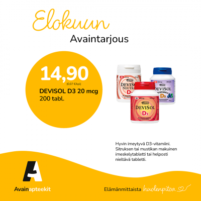 Devisol 20 mcg 200 kpl