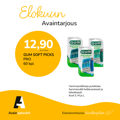 Gum Soft Picks Pro 60 kpl