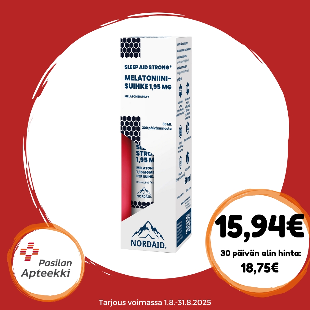 Melatoniinisuihke 1,95mg