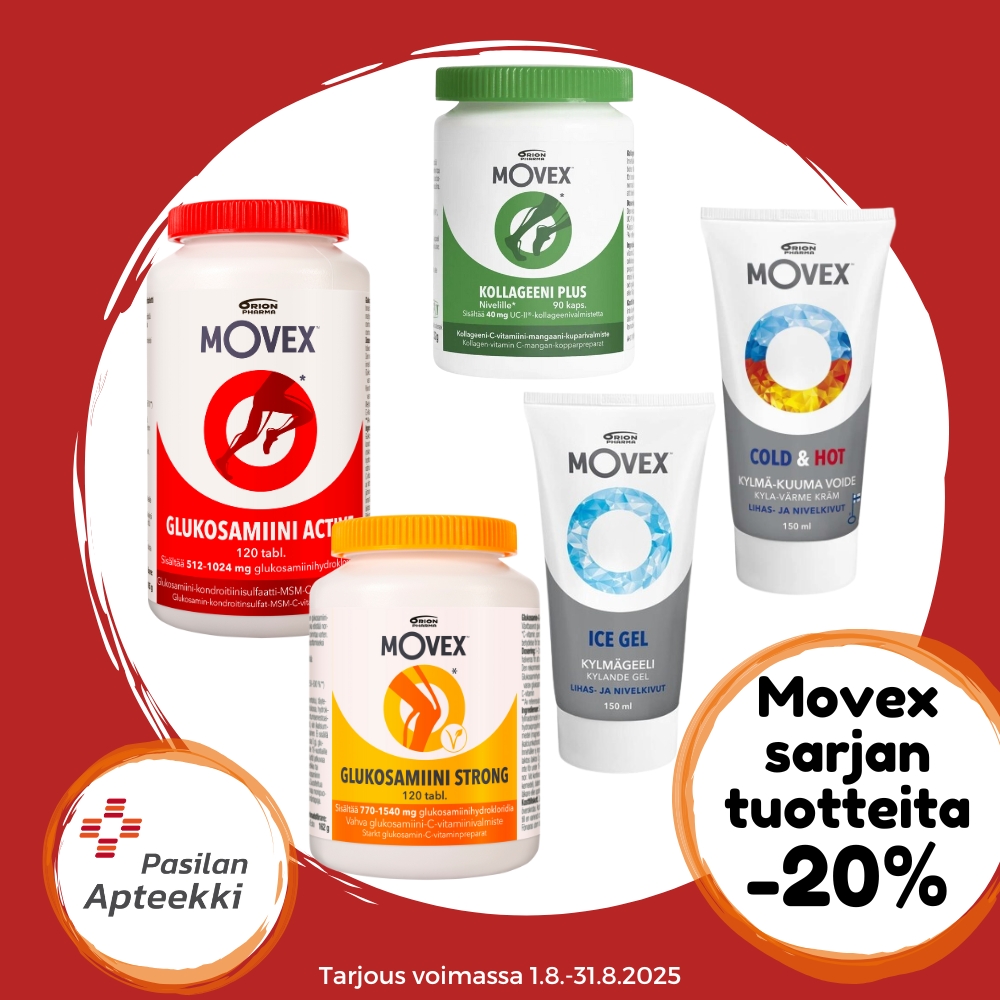 Movex-sarjan tuotteita