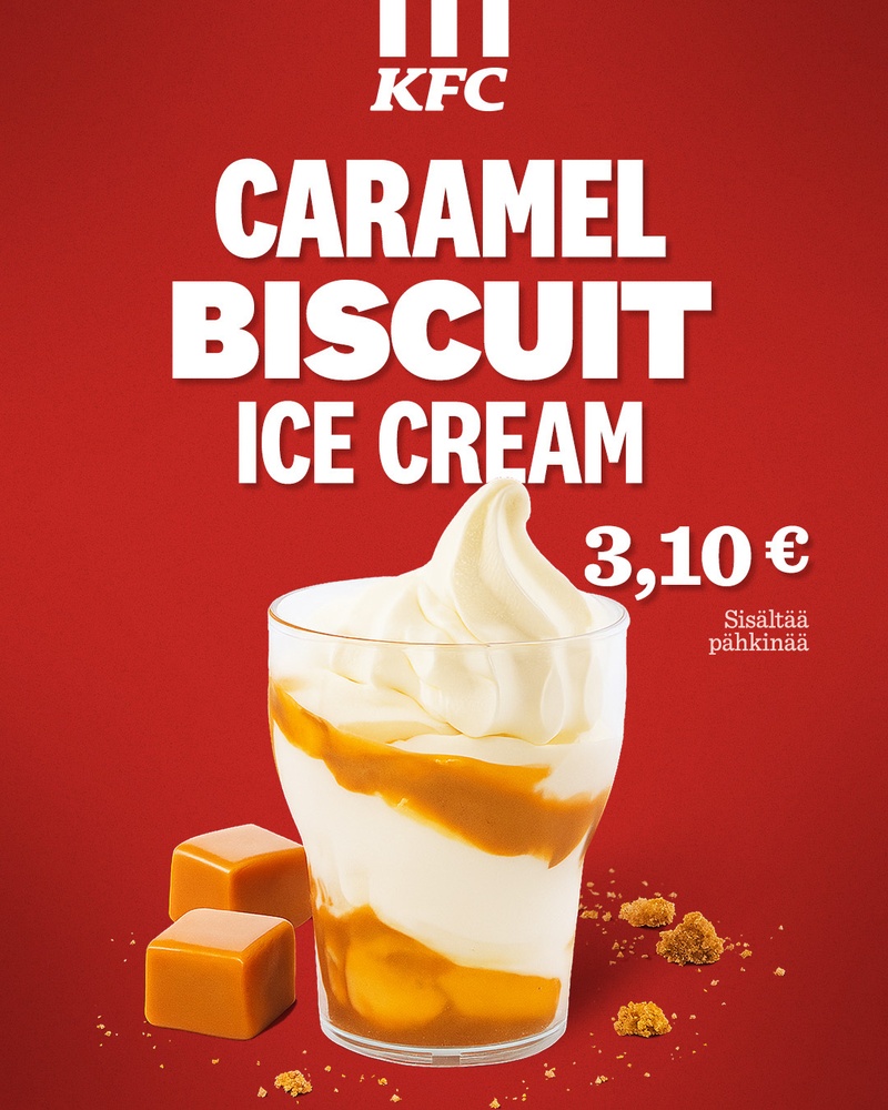 Caramel Biscuit -jäätelö