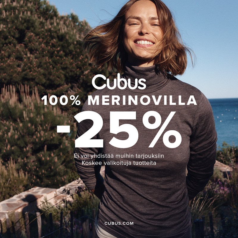 Merinovillatuotteet -25%