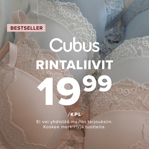 Rintaliiivit 19,99/kpl