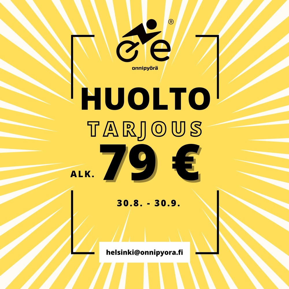 HUOLTO TARJOUS alk.79 €