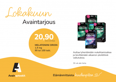 Melatoniini Orion 1,9 mg