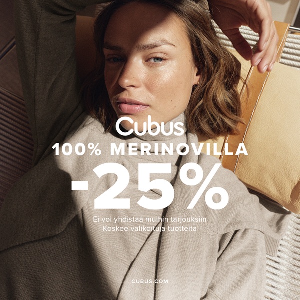 Merinovillatuotteet -25%