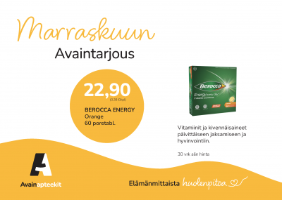 BEROCCA ENERGY 60 KPL