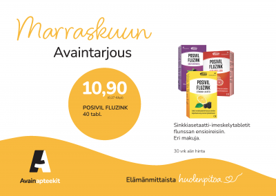 POSIVIL FLUZINK 40 TABL.