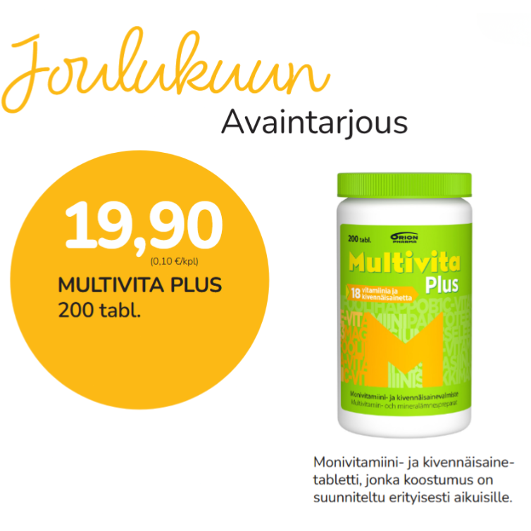 MULTIVITA PLUS 200 KPL