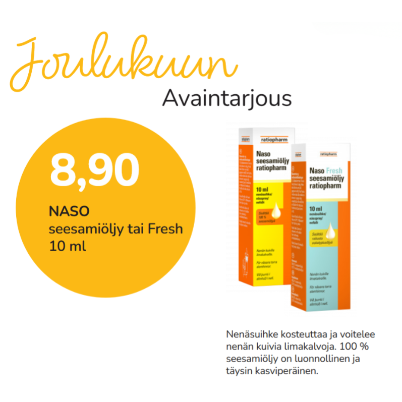 NASO SEESAMIÖLJY 10 ML