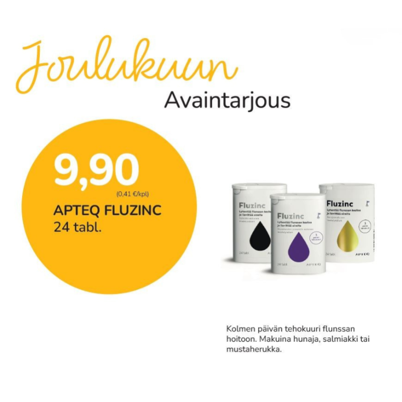 APTEQ FLUZINC 24 KPL