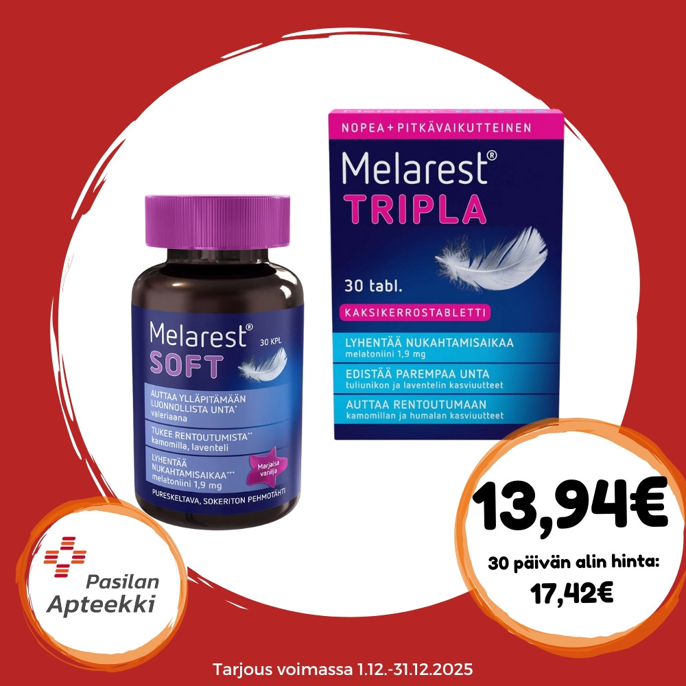 Melarest Soft ja Tripla