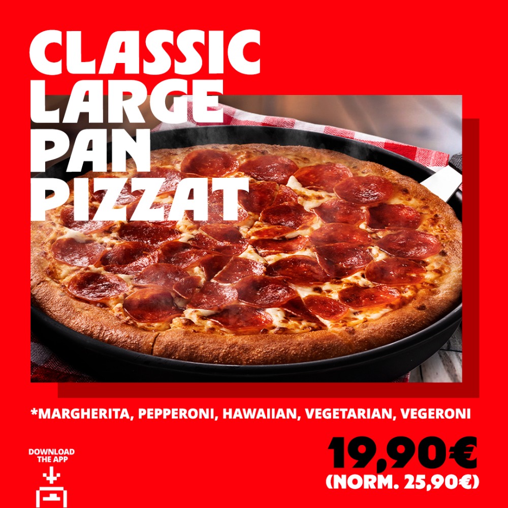 Classic Large Pan Pizzat