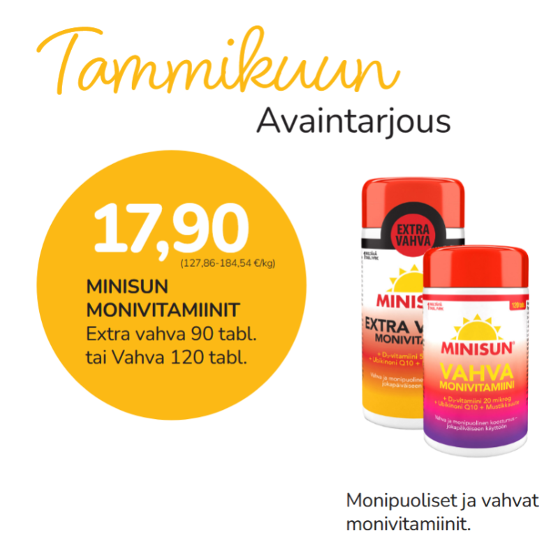 Minisun monivitamiinit
