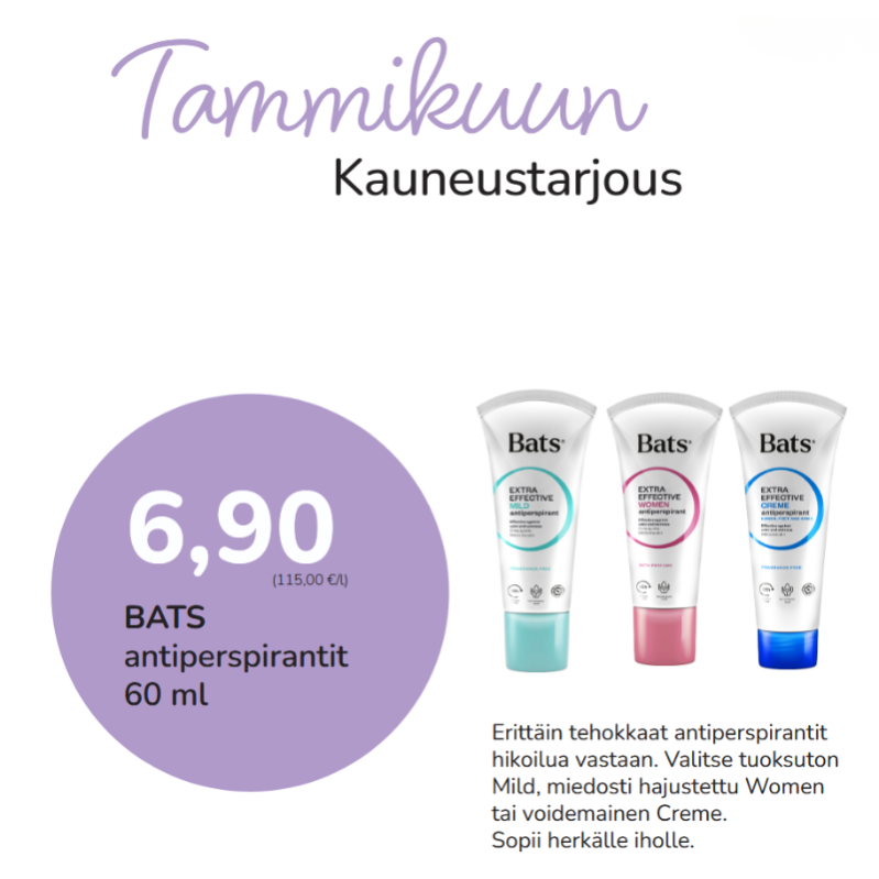 Bats antiperspirantit