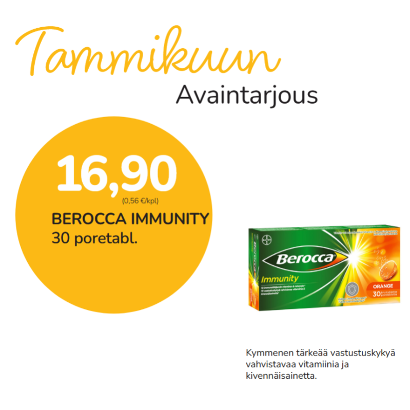 BEROCCA IMMUNITY 30 KPL