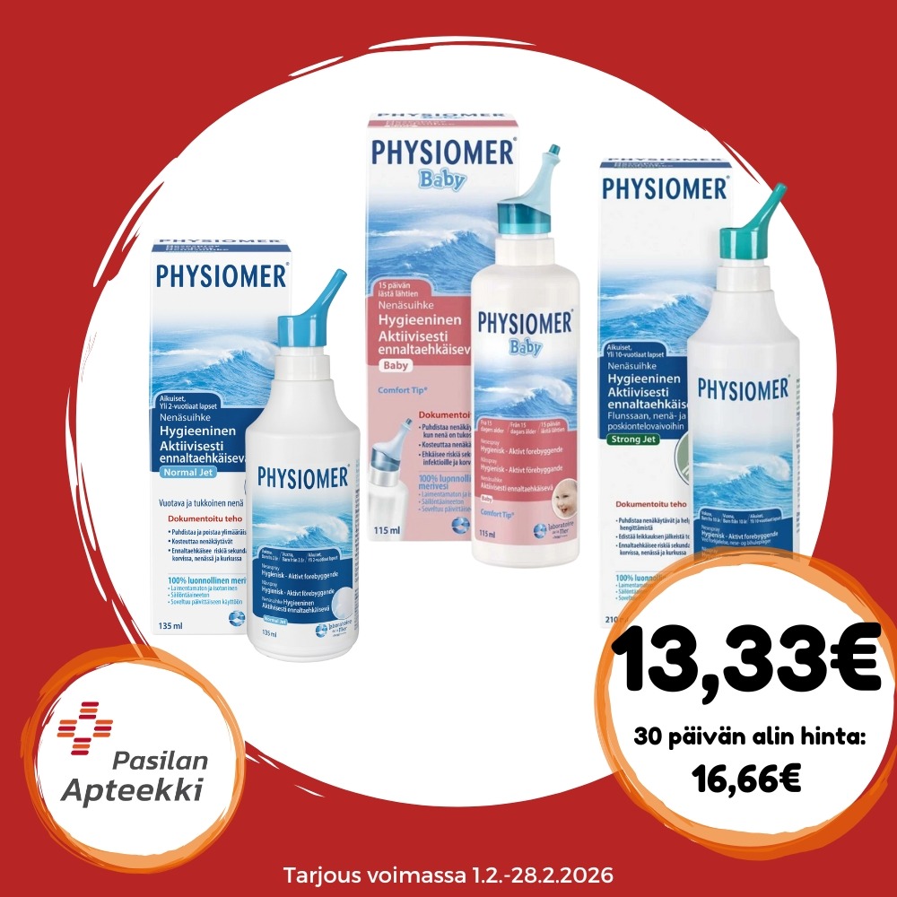 Physiomer -tuotteita