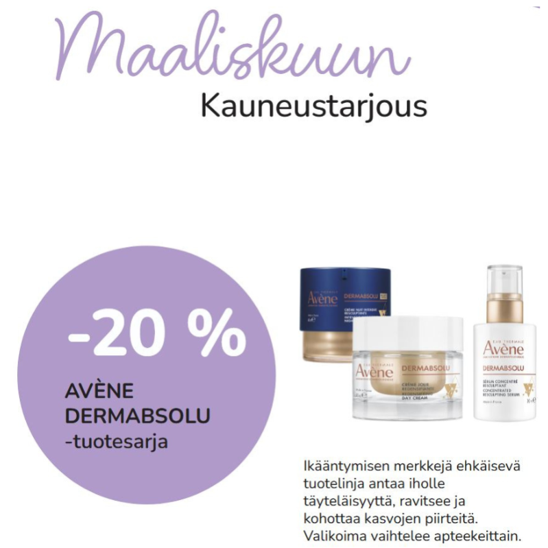AVÈNE DERMABSOLU-tuotteet
