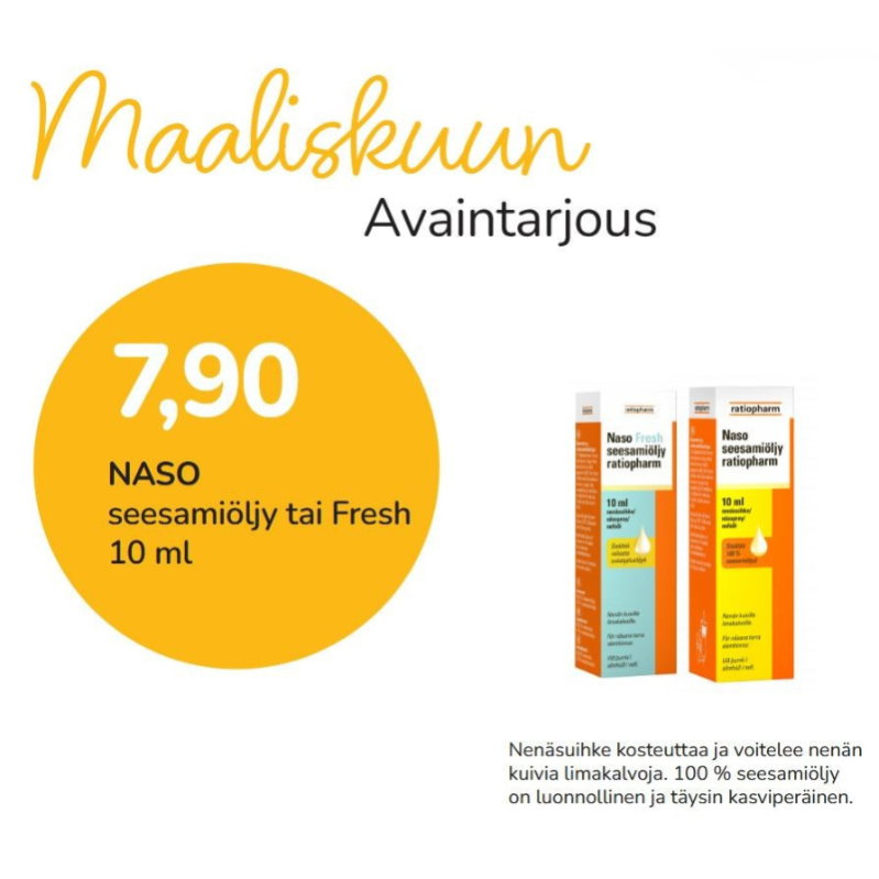 NASO SEESAMIÖLJY 10 ML