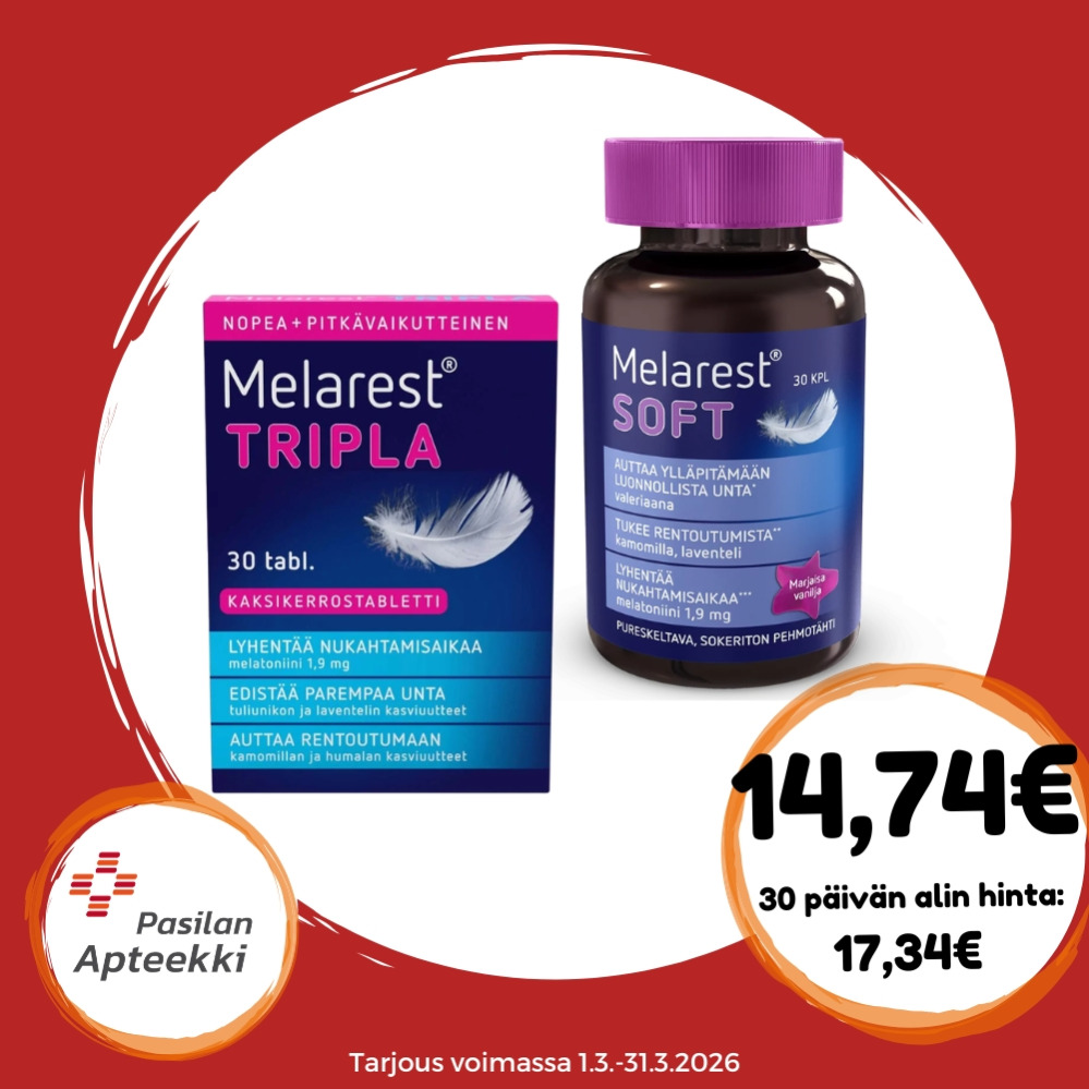 Melarest Soft ja Tripla