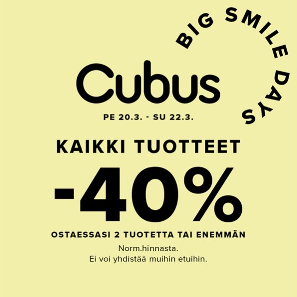 Kaikki tuotteet -40%