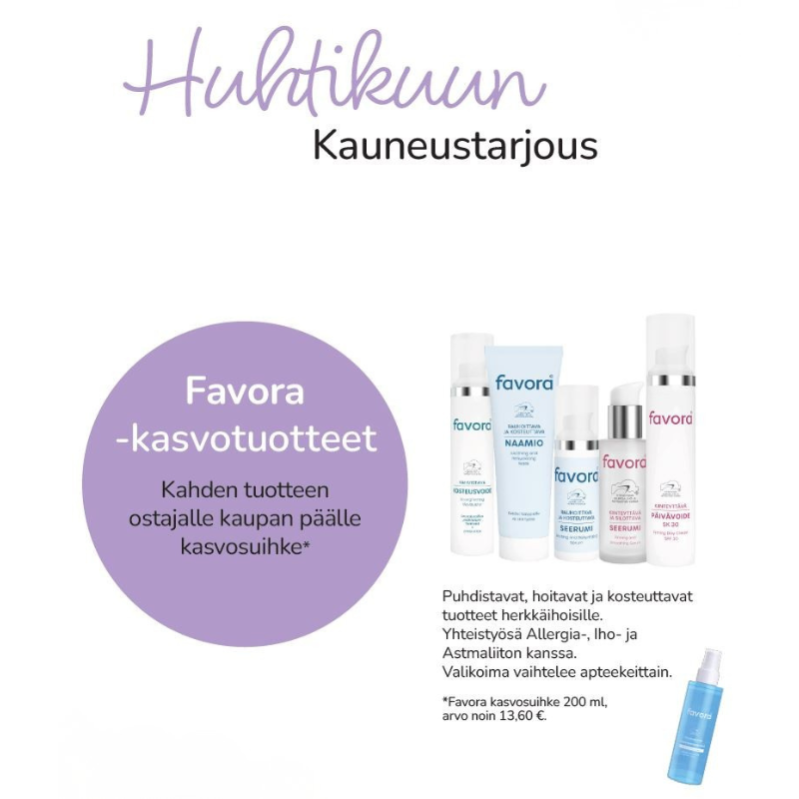 Favora - kasvotuotteet