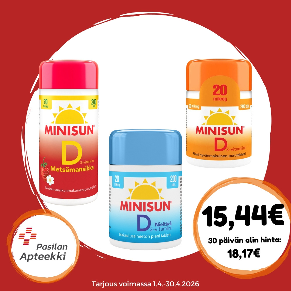 Minisun 20mikrog 200tabl.