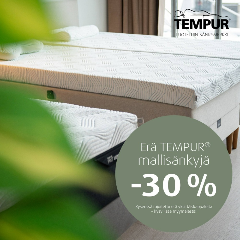 TEMPUR mallinvaihto