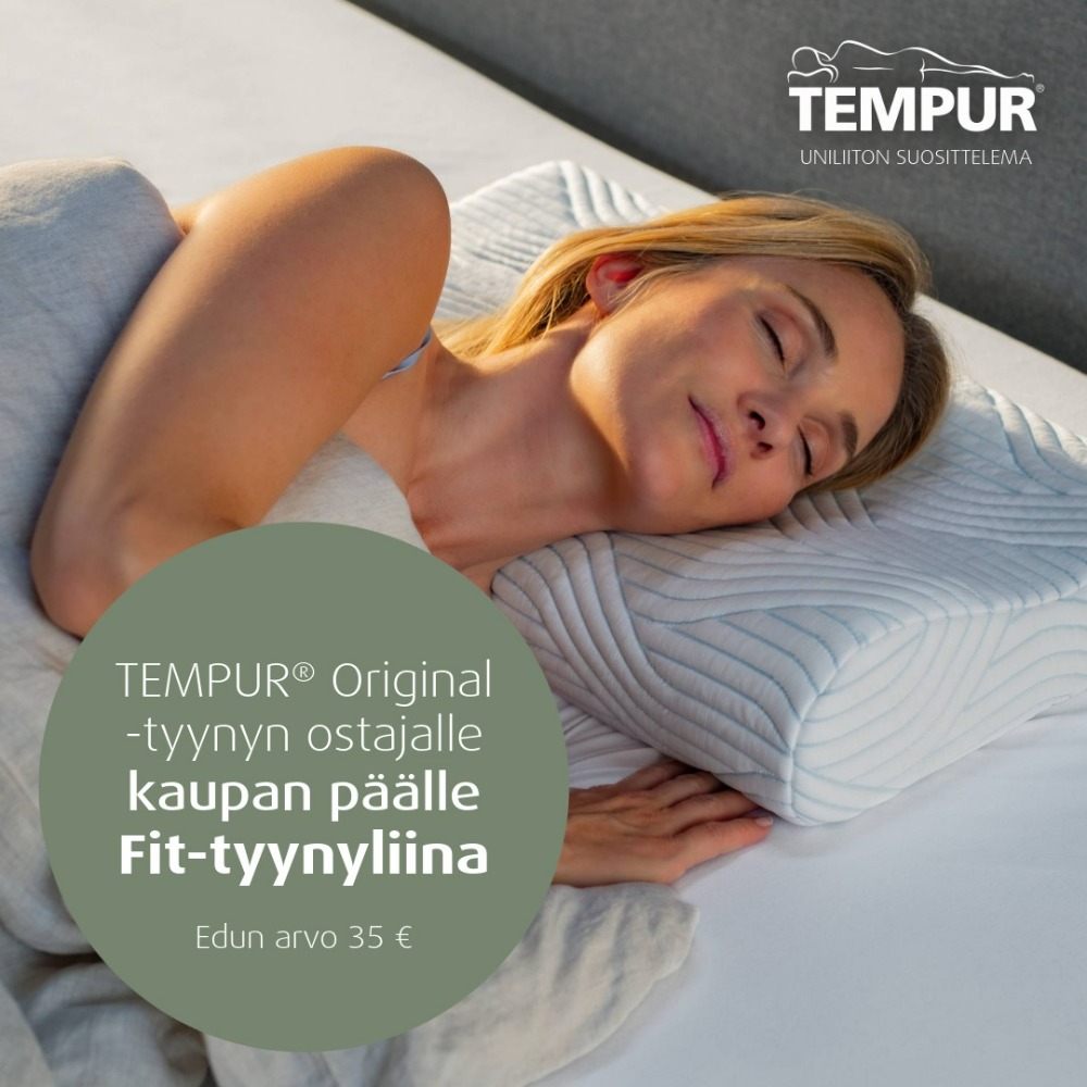 TEMPUR tyynyn ostajalle
