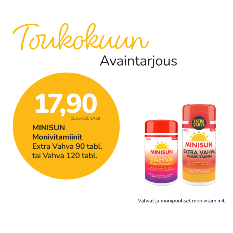 MINISUN MONIVITAMIINIT