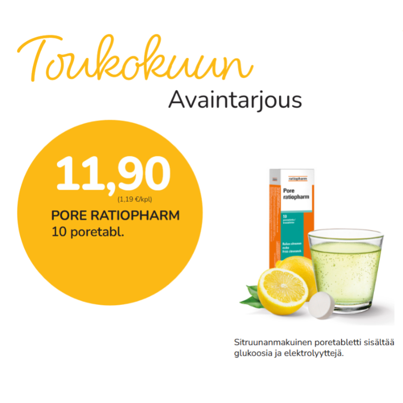 Pore Ratiopharm 10 kpl