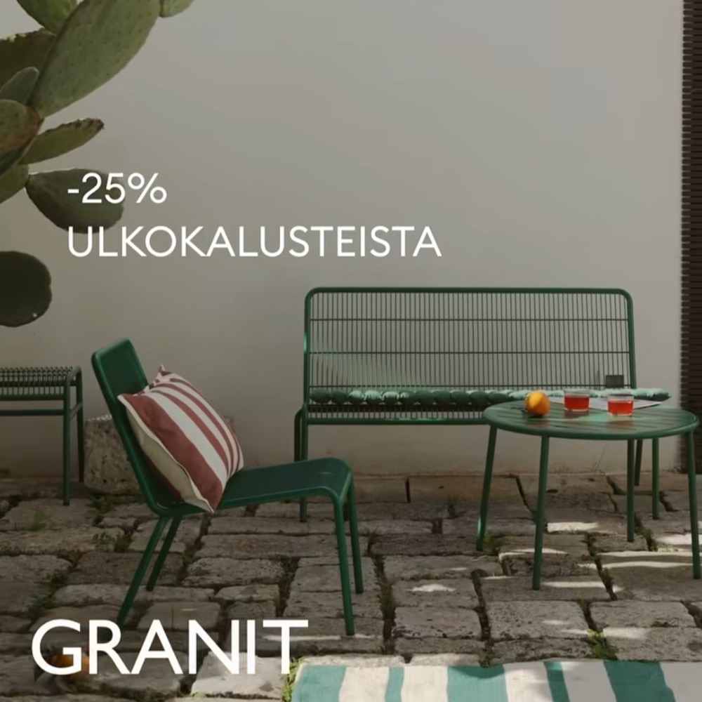 Kaikki ulkokalusteet