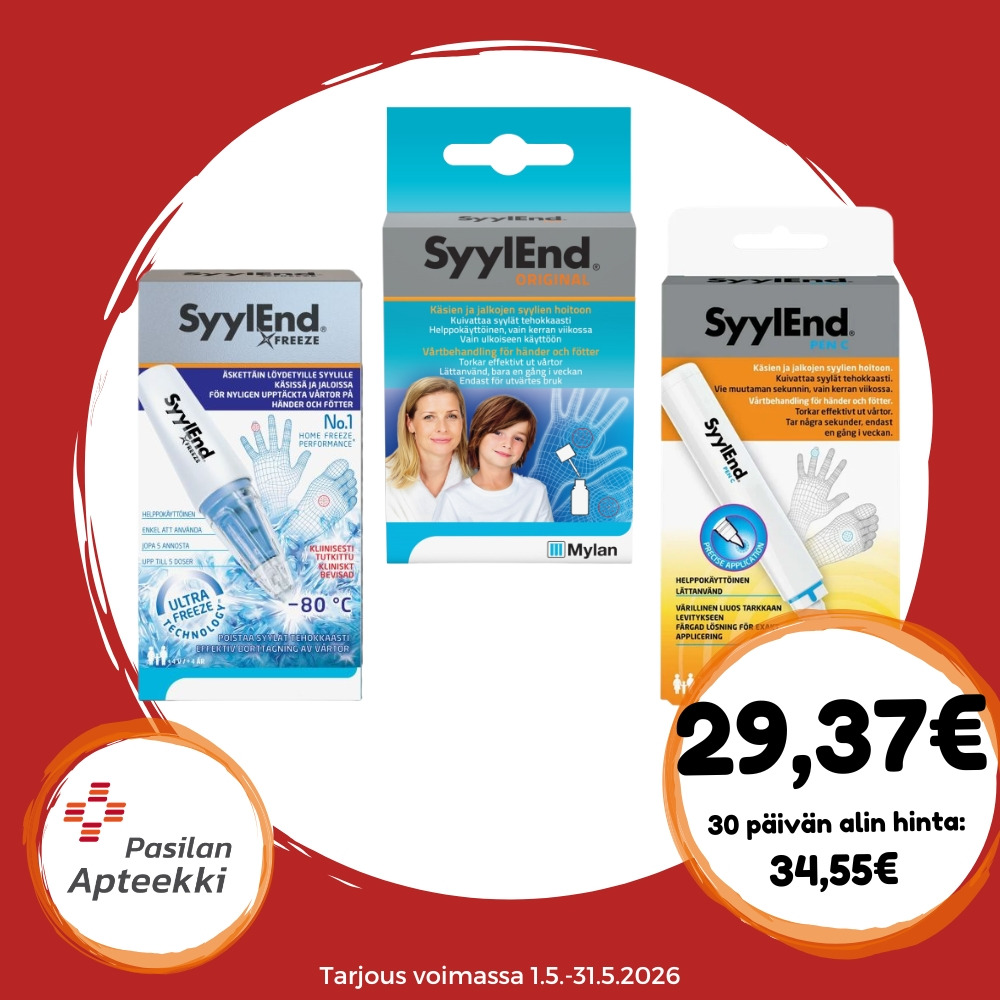 SyylEnd -tuotteita