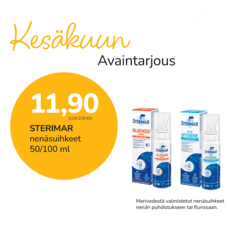 Sterimar-nenäsuihkeet