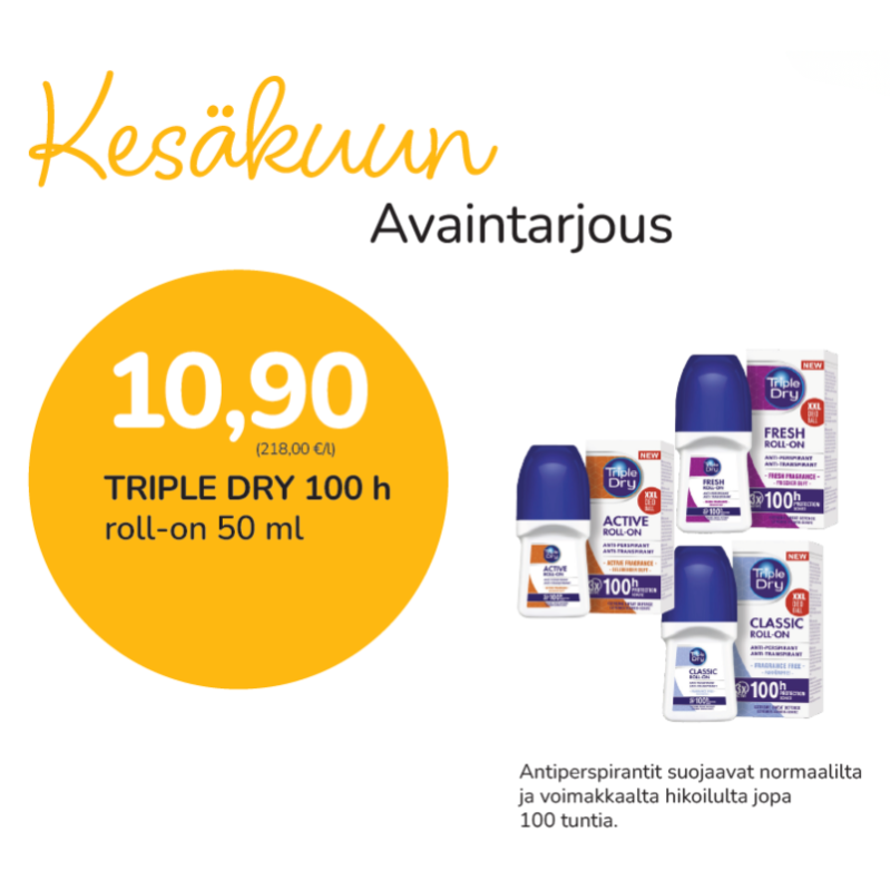 TRIPLE DRY 100H 50 ML
