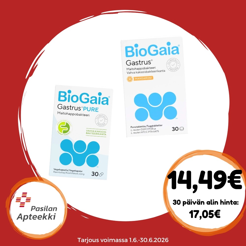 BioGaia Gastrus 30kpl