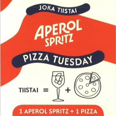 Aperol Pizza Tiistai!