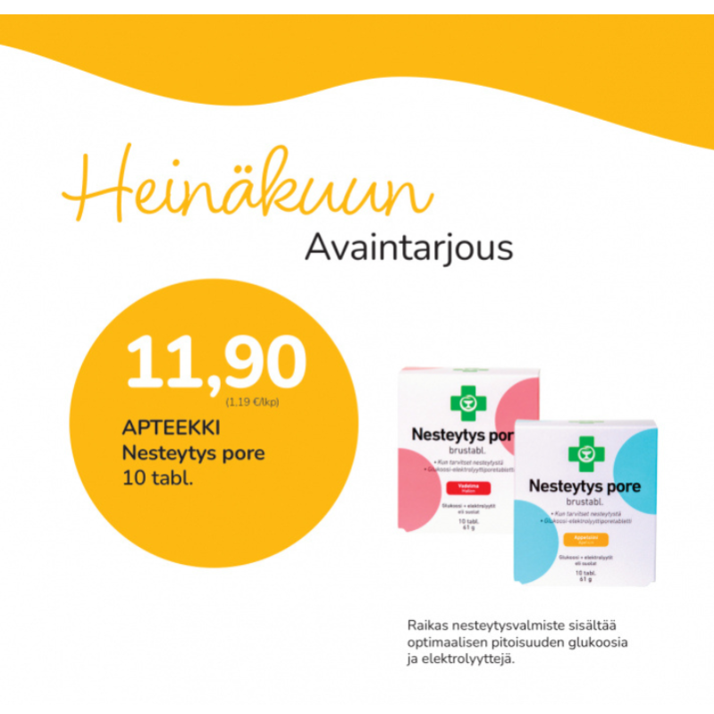 APTEEKKI NESTEYTYS 10 KPL