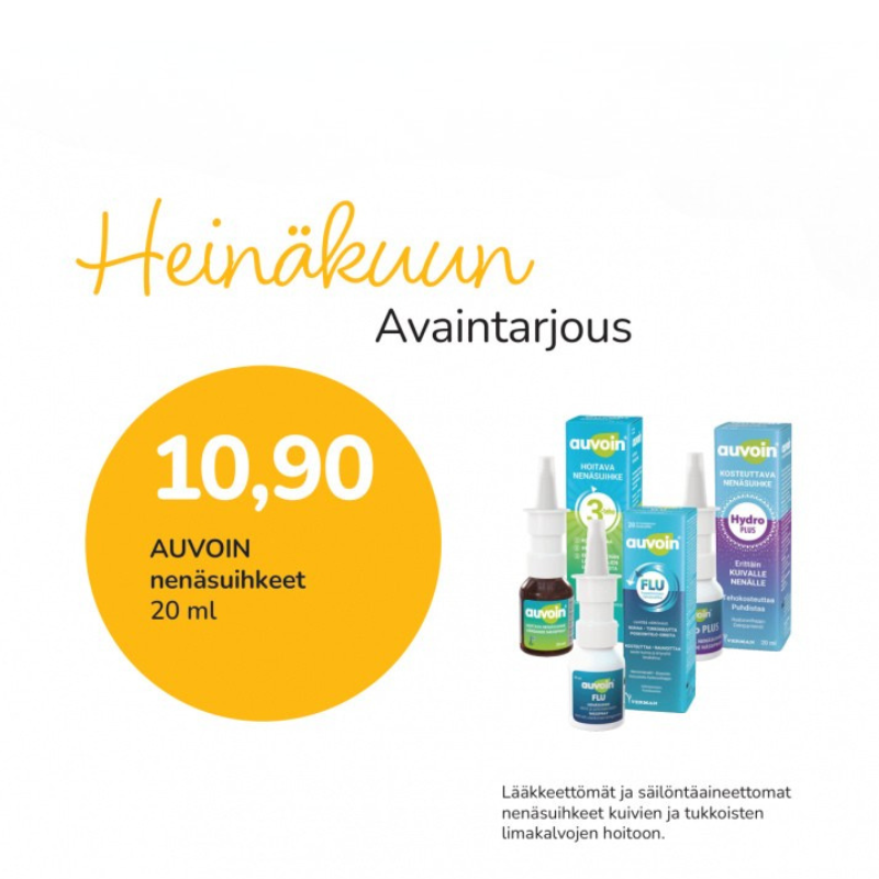 Auvoin nenäsuihkeet 20ml