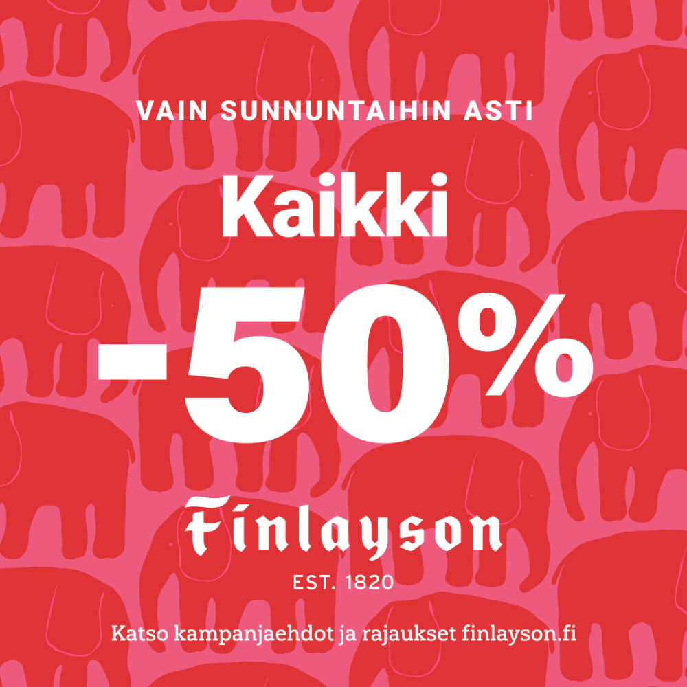KAIKKI TUOTTEET -50%