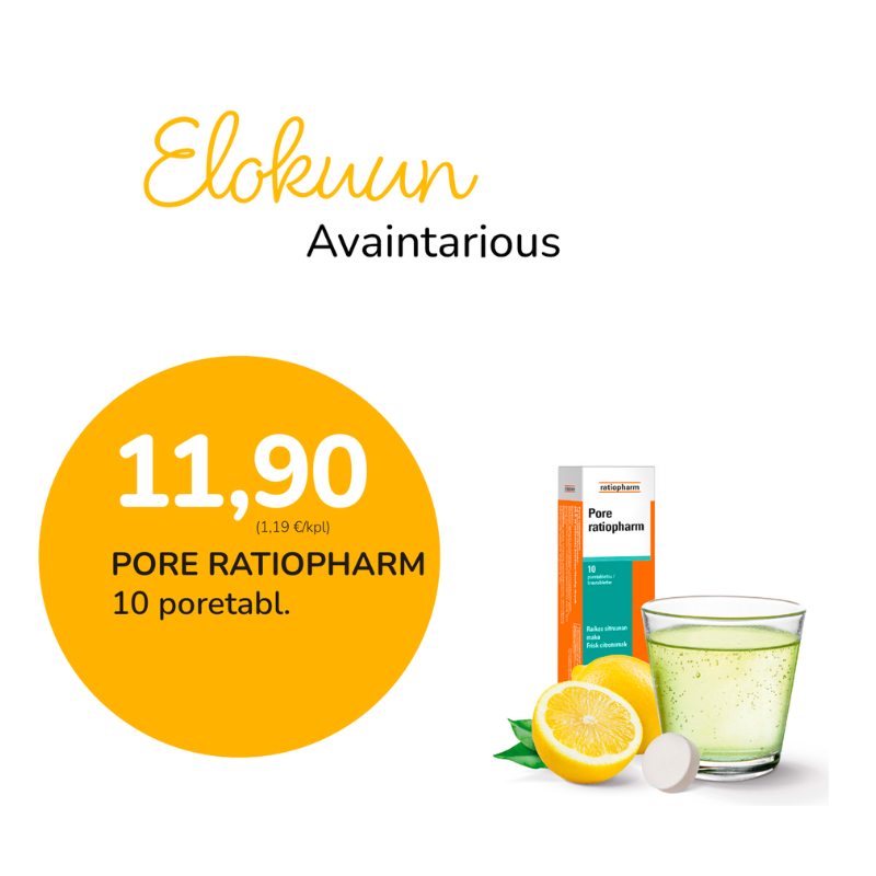 Pore Ratiopharm 10 kpl