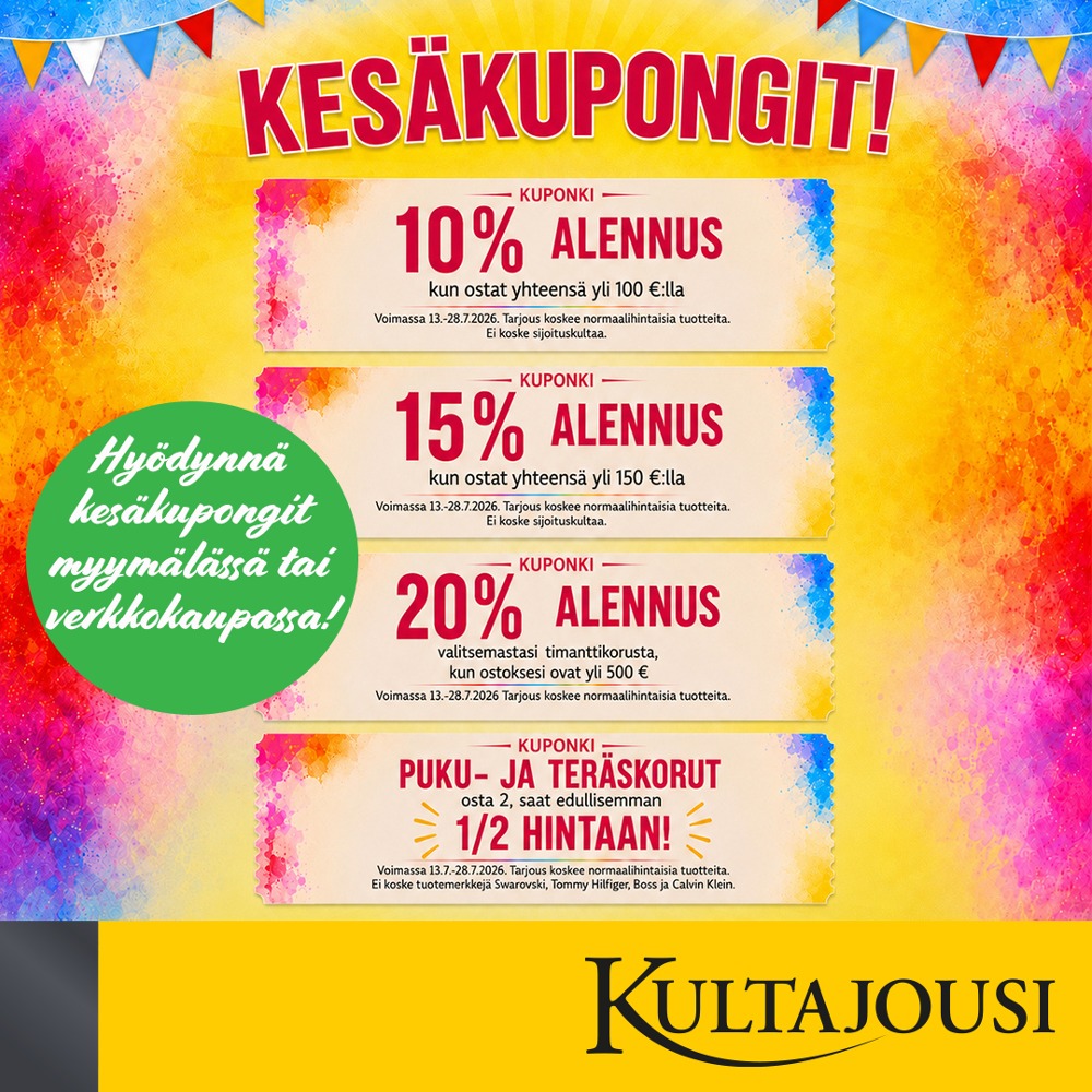 Kesäkupongit ovat täällä!
