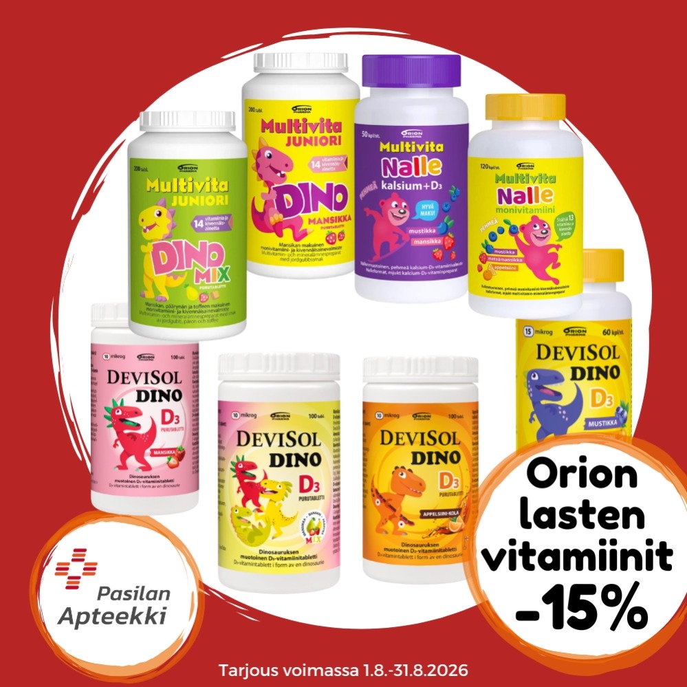Orionin lasten vitamiinit