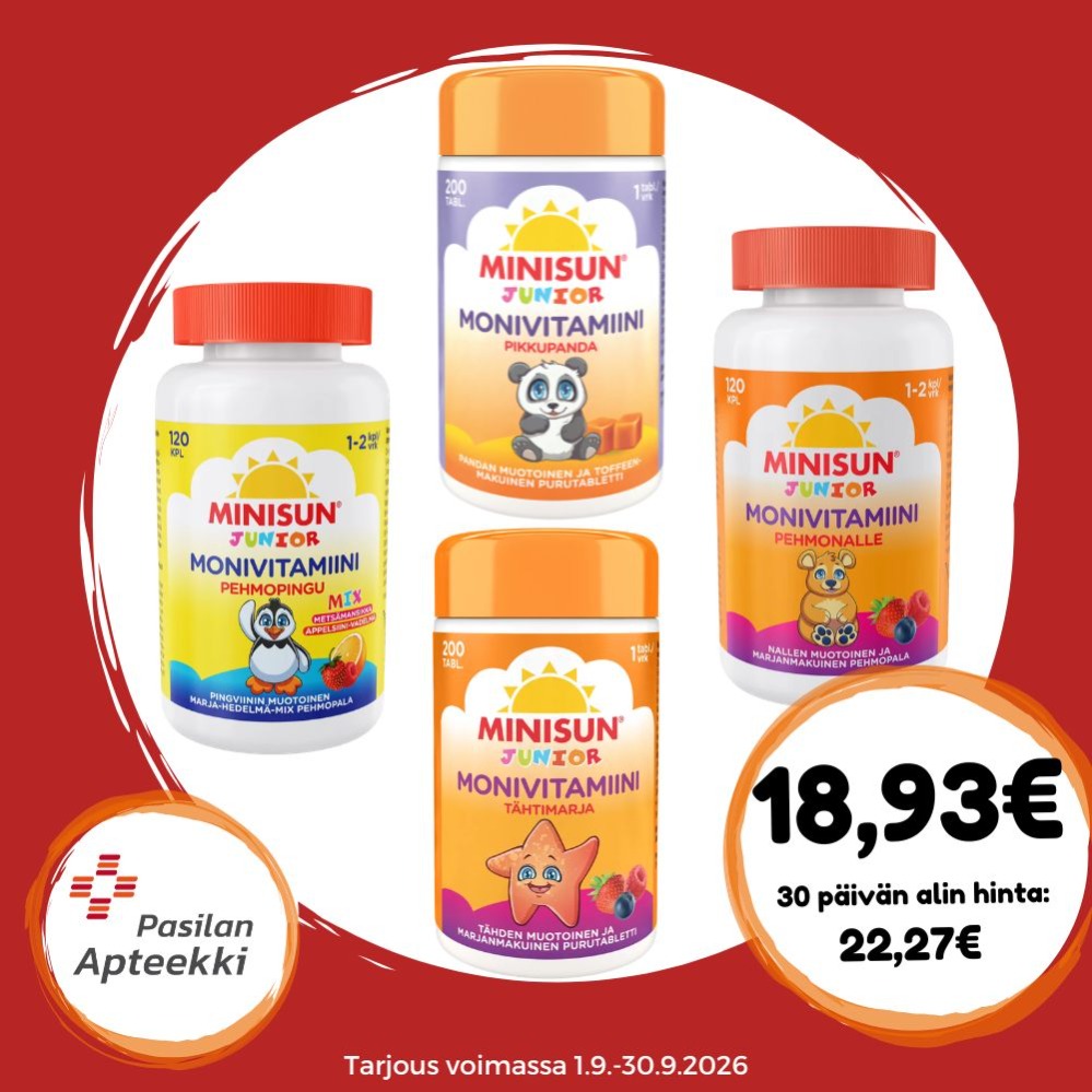 Minisun jr. monivitamiini