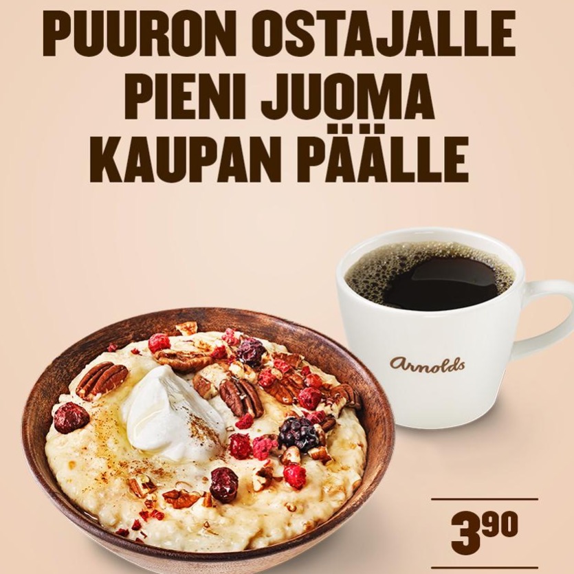 Puuron ostajalle juoma 0€