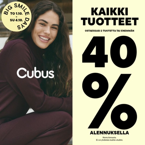 Kaikki tuotteet -40%