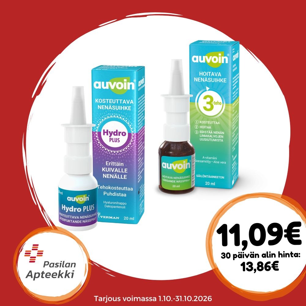Auvoin hoitavat suihkeet