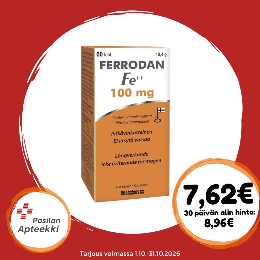 Ferrodan 100mg 60 tabl