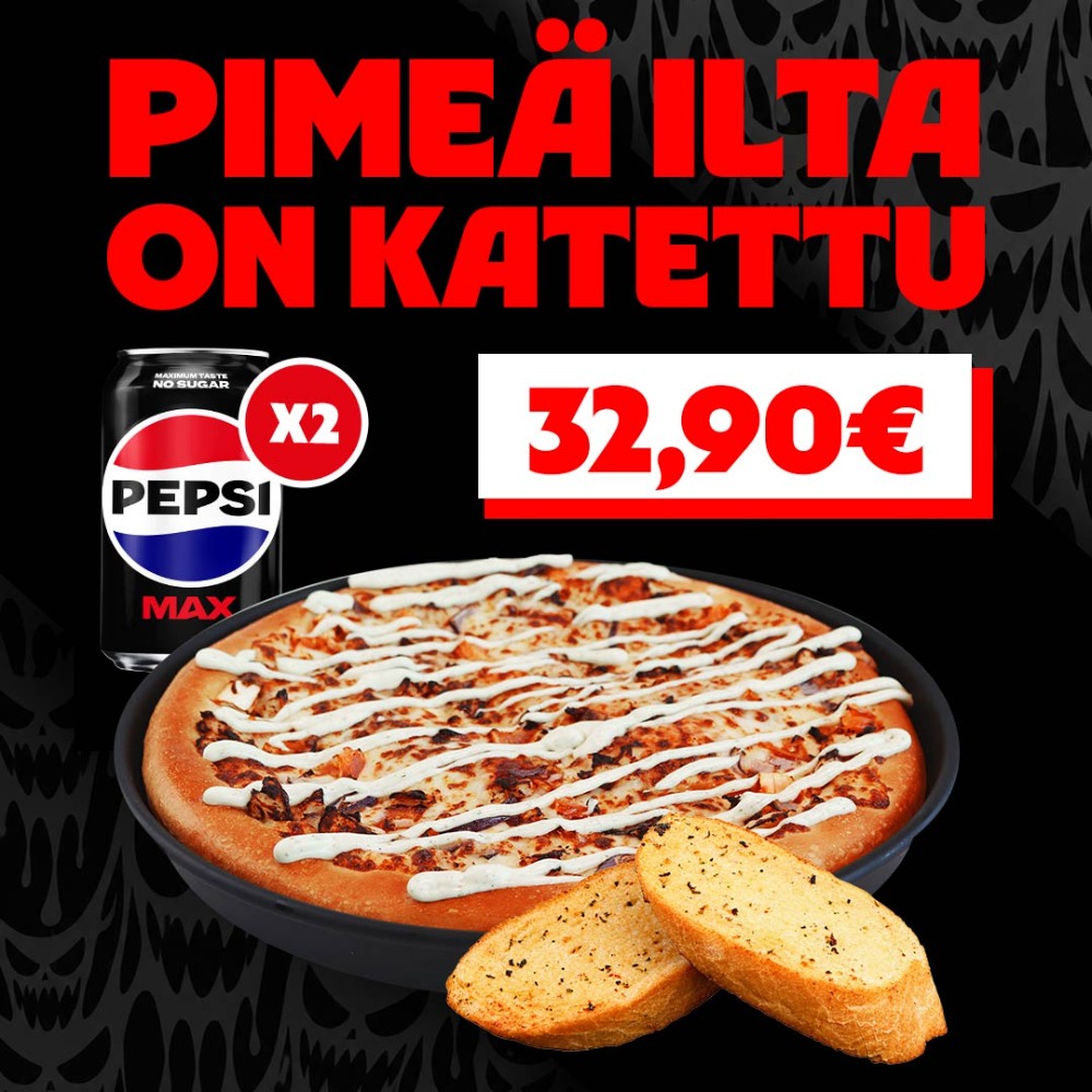 Pimeä ilta on katettu!